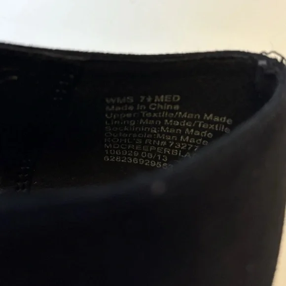 Mudd Black Platform Chunky Lace Up Women’s Shoes, Size 7.5 M - Picture 7 of 10